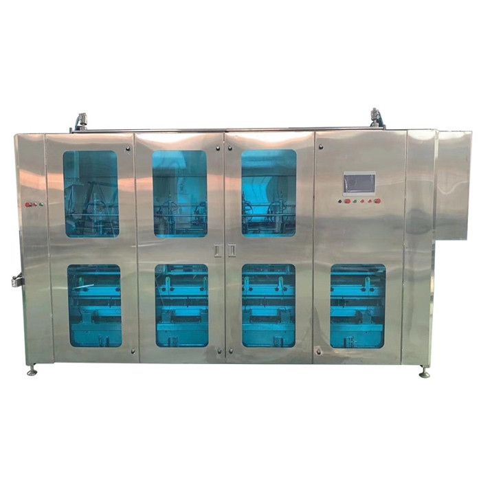 Capsules de blanchisserie solubles dans l'eau de blanchisserie de Pva de capacité élevée faisant la machine à emballer de dosettes de détergent de machine